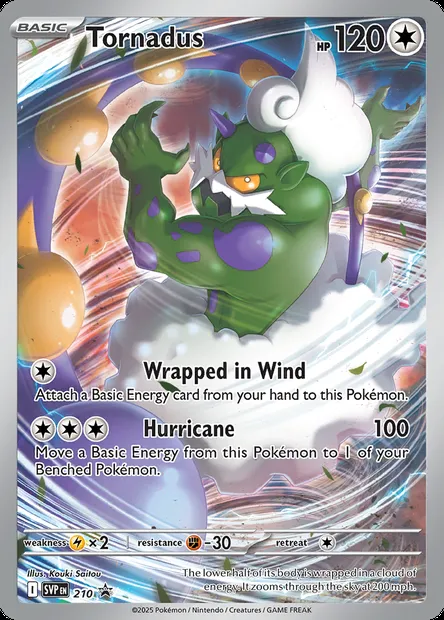 Tornadus, Pokémon card PR-SV 210 — SVP Black Star Promos set