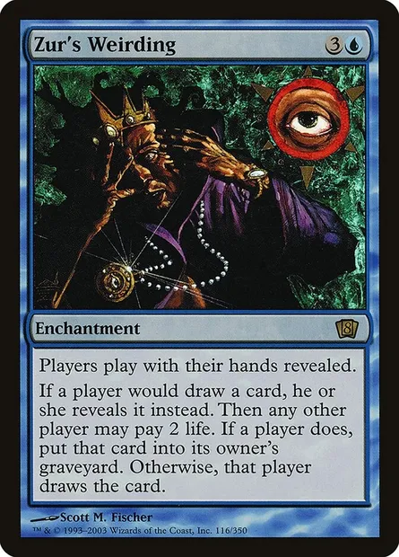 Zur's Weirding, Magic card 8ED 116★ — Eighth Edition set