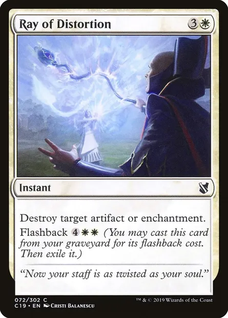 Ray of Distortion, Magic card C19 72 — Commander 2019 set