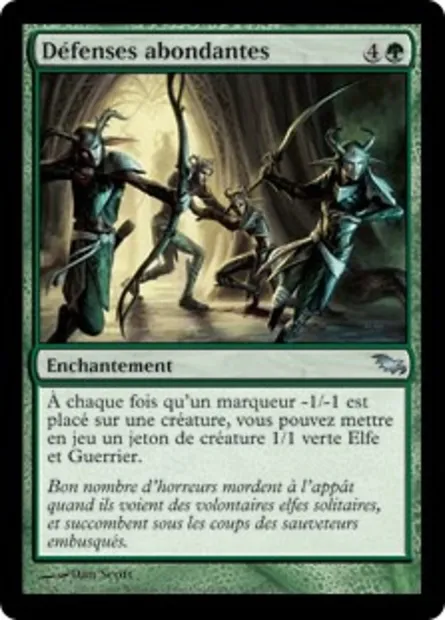 Défenses abondantes, carte Magic SHM 114 — extension Sombrelande