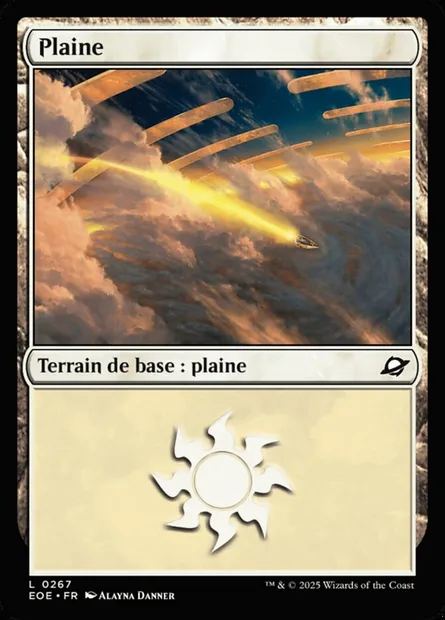 Plaine, carte Magic EOE 267 — extension Edge of Eternities