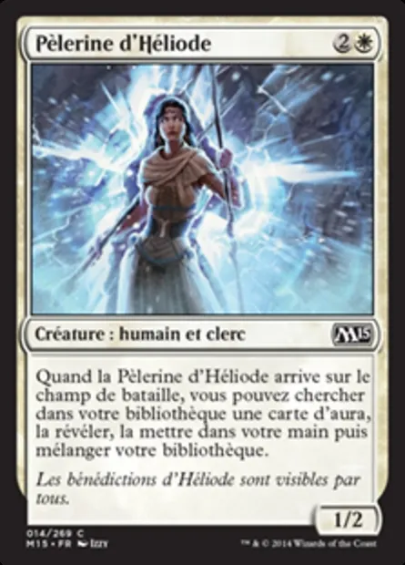 Pèlerine d'Héliode, carte Magic M15 14 — extension Magic 2015
