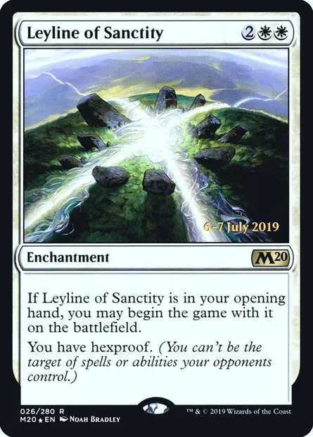 Leyline of Sanctity, Magic card PM20 26s — Core Set 2020 Promos set