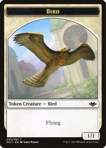Bird, Magic card TMH1 3 — Modern Horizons Tokens set
