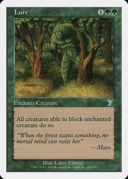 Lure, Magic card 7ED 255 — Seventh Edition set