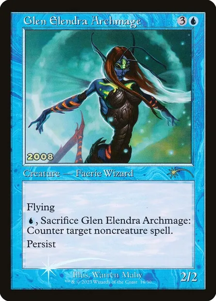 Glen Elendra Archmage, Magic card P30A 16 — 30th Anniversary Play Promos set