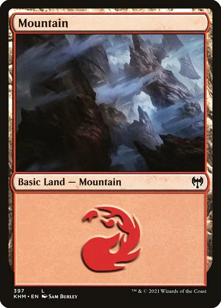 Mountain, Magic card KHM 397 — Kaldheim set