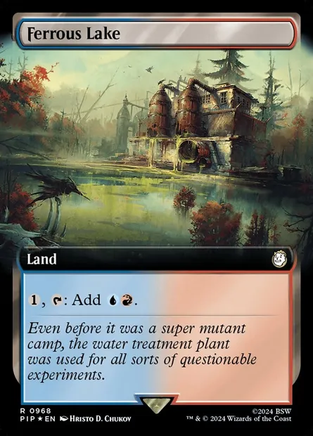 Ferrous Lake, Magic card PIP 968 — Fallout set