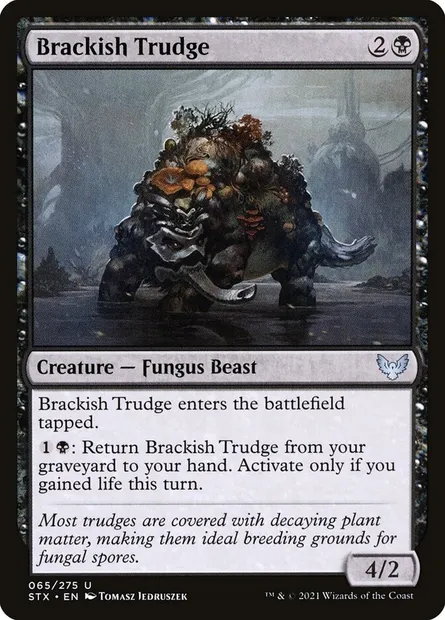 Brackish Trudge, Magic card STX 65 — Strixhaven: School of Mages set