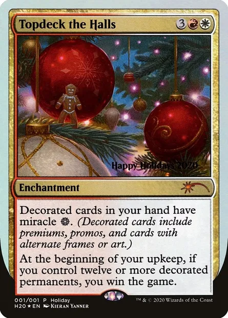 Topdeck the Halls, carte Magic HHO 20 — extension Happy Holidays