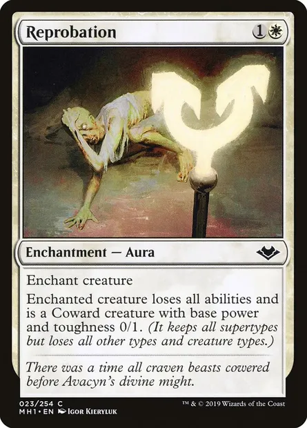 Reprobation, Magic card MH1 23 — Modern Horizons set