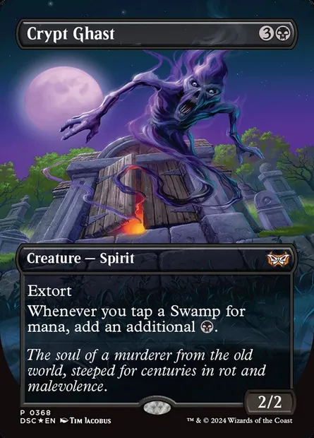 Crypt Ghast, Magic card DSC 368 — Duskmourn: House of Horror Commander set