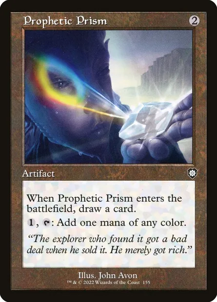 Prophetic Prism, Magic card BRC 155 — The Brothers' War Commander set