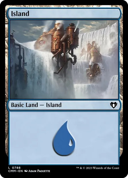 Island, Magic card CMM 788 — Commander Masters set