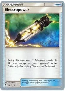 Électropuissance, carte Pokémon WCD19 172 — extension World Championship Decks 2019