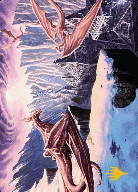 Maelstrom of the Spirit Dragon // Maelstrom of the Spirit Dragon, Magic card ATDM 42 — Tarkir: Dragonstorm Art Series set
