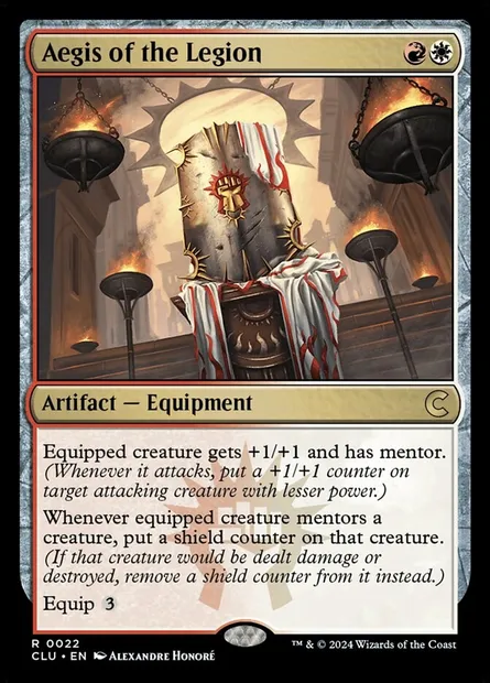 Aegis of the Legion, carte Magic CLU 22 — extension Ravnica: Clue Edition