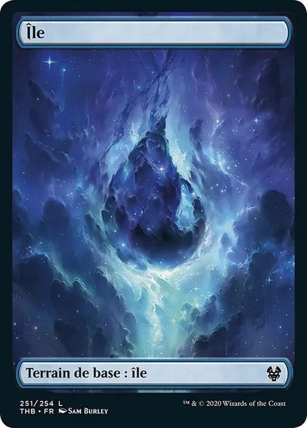 Île, carte Magic THB 251 — extension Theros Beyond Death