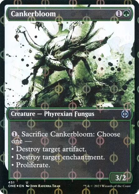 Cankerbloom, Magic card ONE 451 — Phyrexia: All Will Be One set