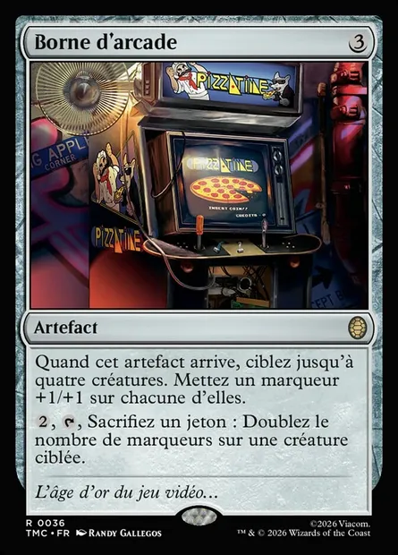 Borne d'arcade, carte Magic TMC 36 — extension Teenage Mutant Ninja Turtles Eternal