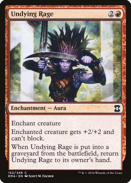 Undying Rage, Magic card EMA 152 — Eternal Masters set