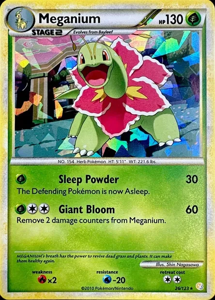 Méganium, carte Pokémon TDX 026-5 — extension Theme Deck & Blisters Exclusives