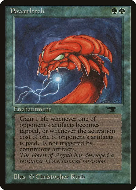Powerleech, carte Magic ATQ 34 — extension Antiquities