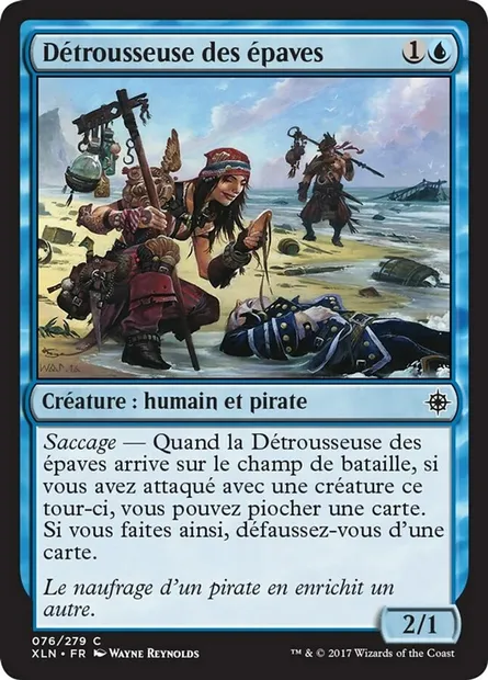 Détrousseuse des épaves, carte Magic XLN 76 — extension Ixalan