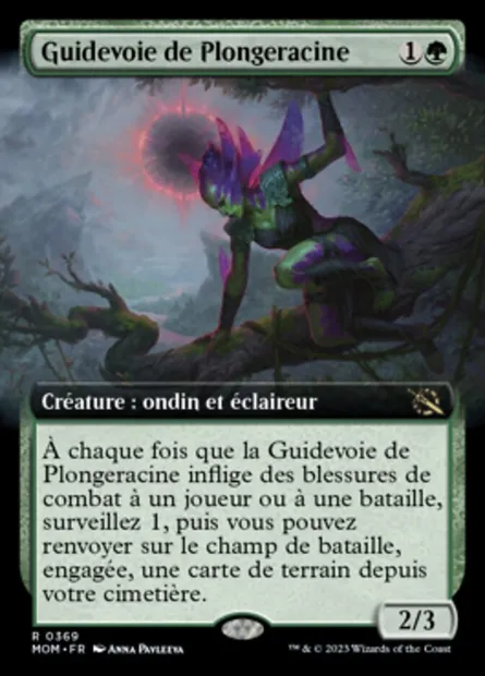 Guidevoie de Plongeracine, carte Magic MOM 369 — extension L'invasion des machines