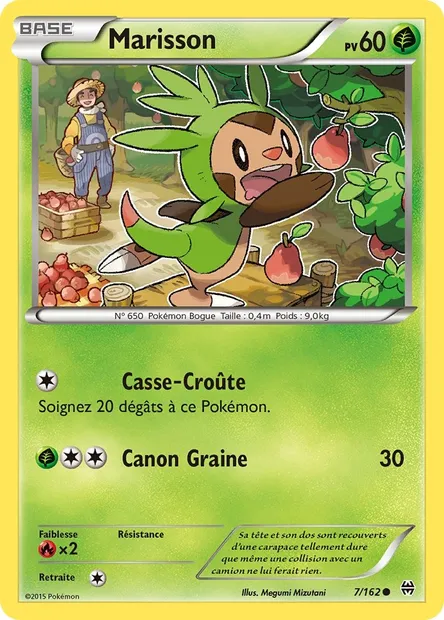 Marisson, carte Pokémon BKT 7 — extension Impulsion Turbo