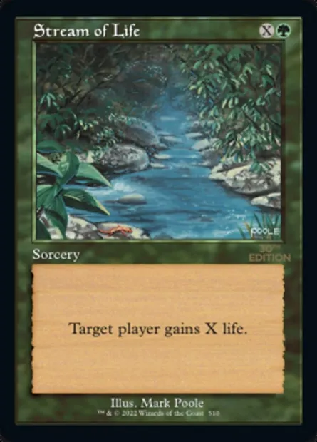 Source de vie, carte Magic 30A 510 — extension 30th Anniversary Edition