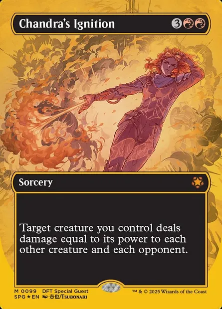 Chandra's Ignition, Magic card SPG 99 — Special Guests set