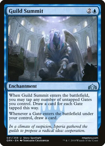 Guild Summit, Magic card GRN 41 — Guilds of Ravnica set