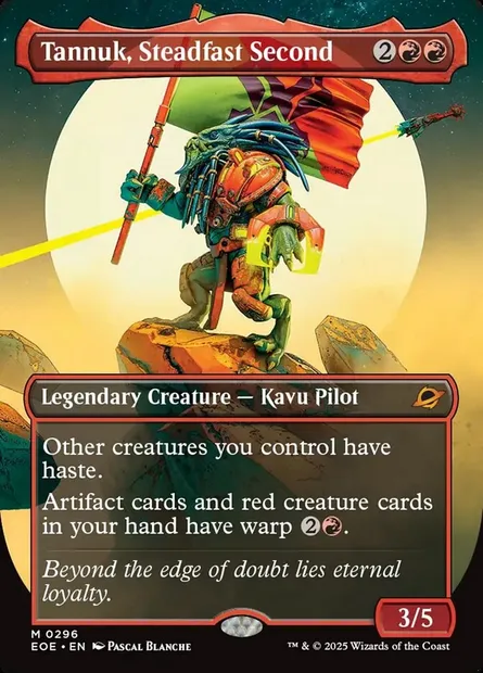 Tannuk, Steadfast Second, Magic card EOE 296 — Edge of Eternities set