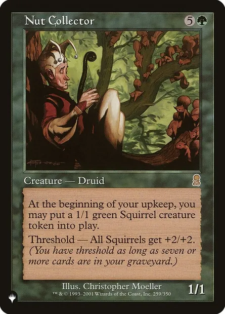 Nut Collector, Magic card PLST ODY-259 — The List set