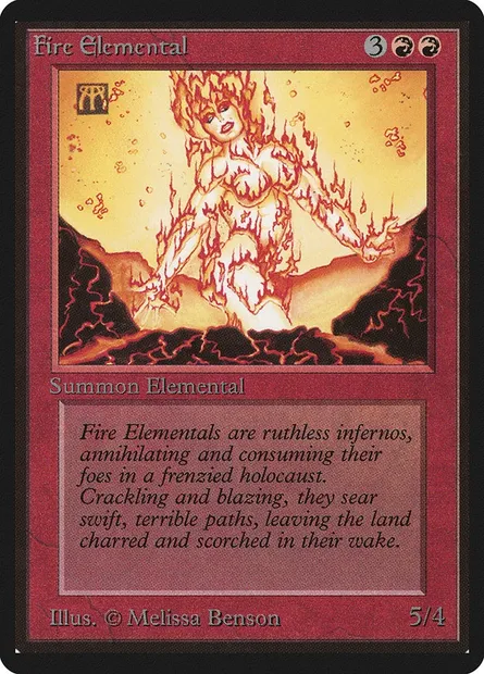 Fire Elemental, Magic card LEB 149 — Limited Edition Beta set