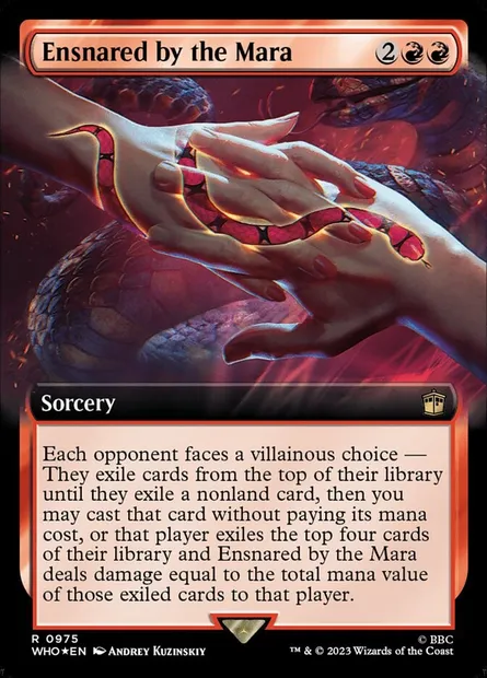 Ensnared by the Mara, Magic card WHO 975 — Doctor Who set