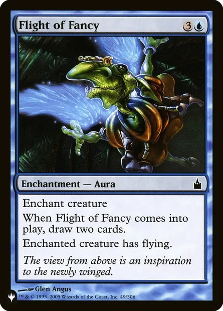 Flight of Fancy, Magic card PLST RAV-49 — The List set