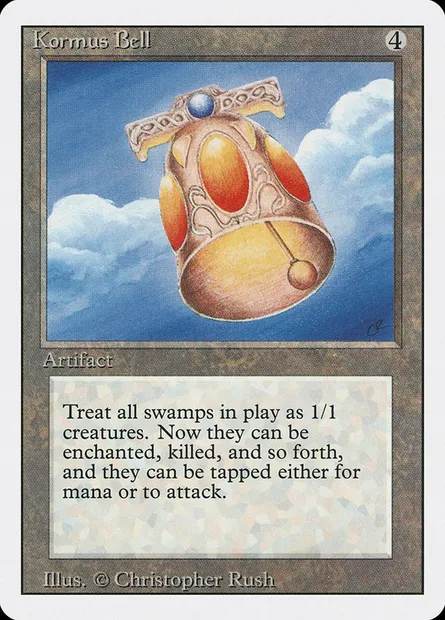 Kormus Bell, Magic card 3ED 260 — Revised Edition set