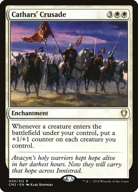 Croisade cathare, carte Magic CM2 20 — extension Commander Anthology Volume II