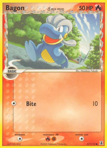 Bagon δ, Pokémon card DS 57 — Delta Species set