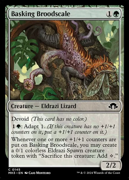 Basking Broodscale, Magic card MH3 145 — Modern Horizons 3 set