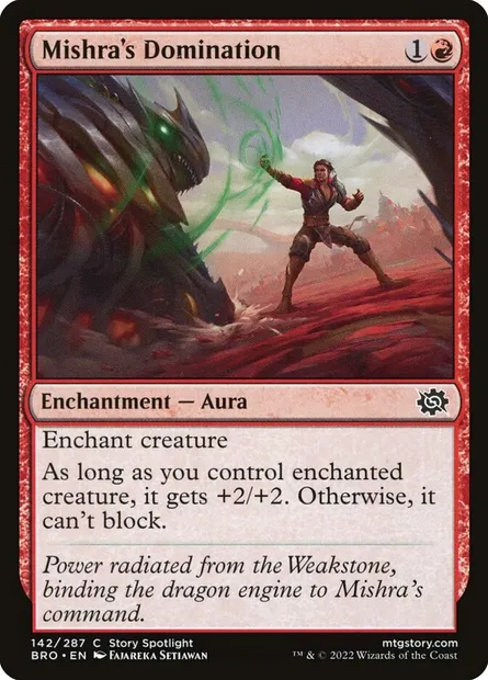 Mishra's Domination, Magic card BRO 142 — The Brothers' War set