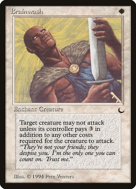 Brainwash, Magic card DRK 3 — The Dark set