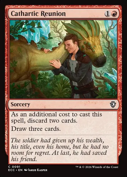 Cathartic Reunion, Magic card ECC 91 — Lorwyn Eclipsed Commander set