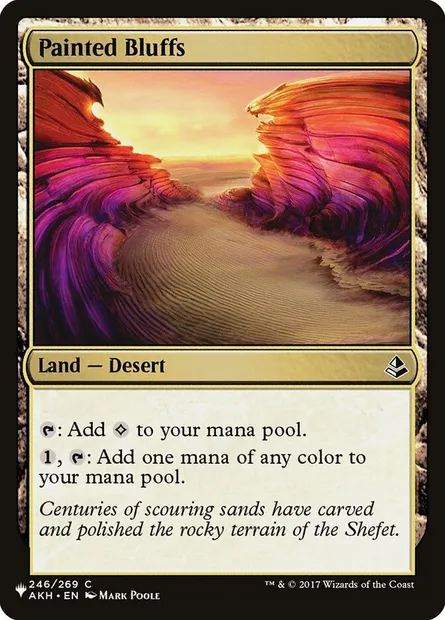 Promontoires peints, carte Magic PLST AKH-246 — extension The List