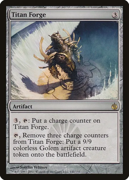Titan Forge, Magic card MBS 141 — Mirrodin Besieged set