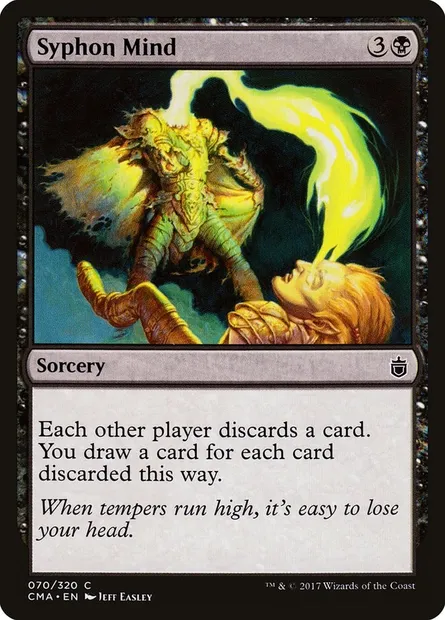 Syphon Mind, Magic card CMA 70 — Commander Anthology set