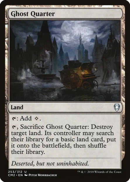 Quartier fantôme, carte Magic CM2 253 — extension Commander Anthology Volume II