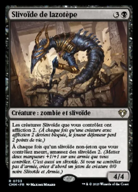 Slivoïde de lazotèpe, carte Magic CMM 733 — extension Commander Masters